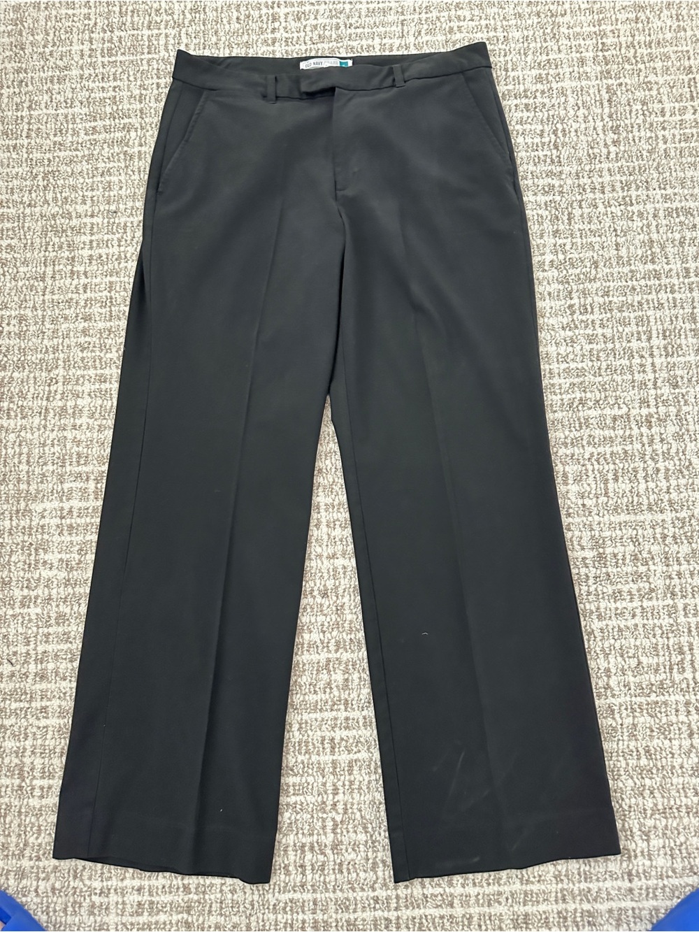 Old Navy Taylor Black Mid-Rise Wide Leg Women's Trousers, Sz 14, Preowned